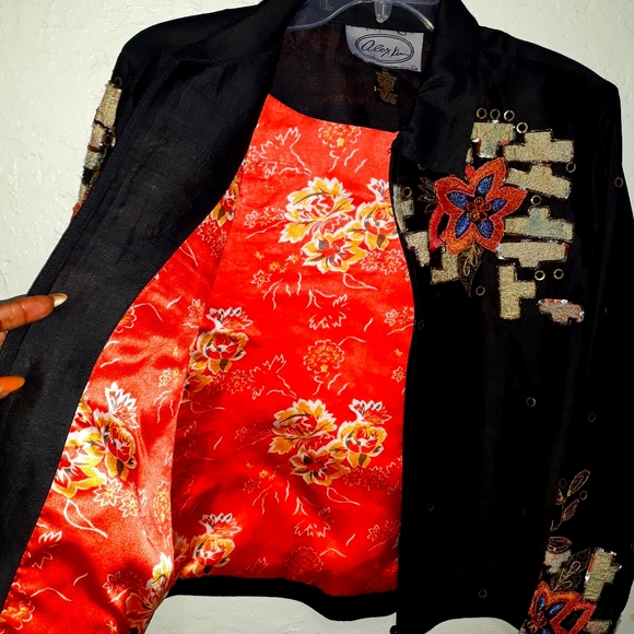 Alex Kim Silk Jacket - Picture 3 of 6